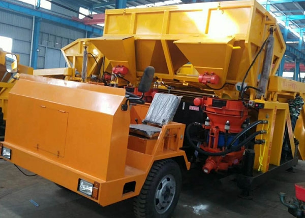 KDZ-14G（工程型）一拖二双料斗自动上料喷浆车